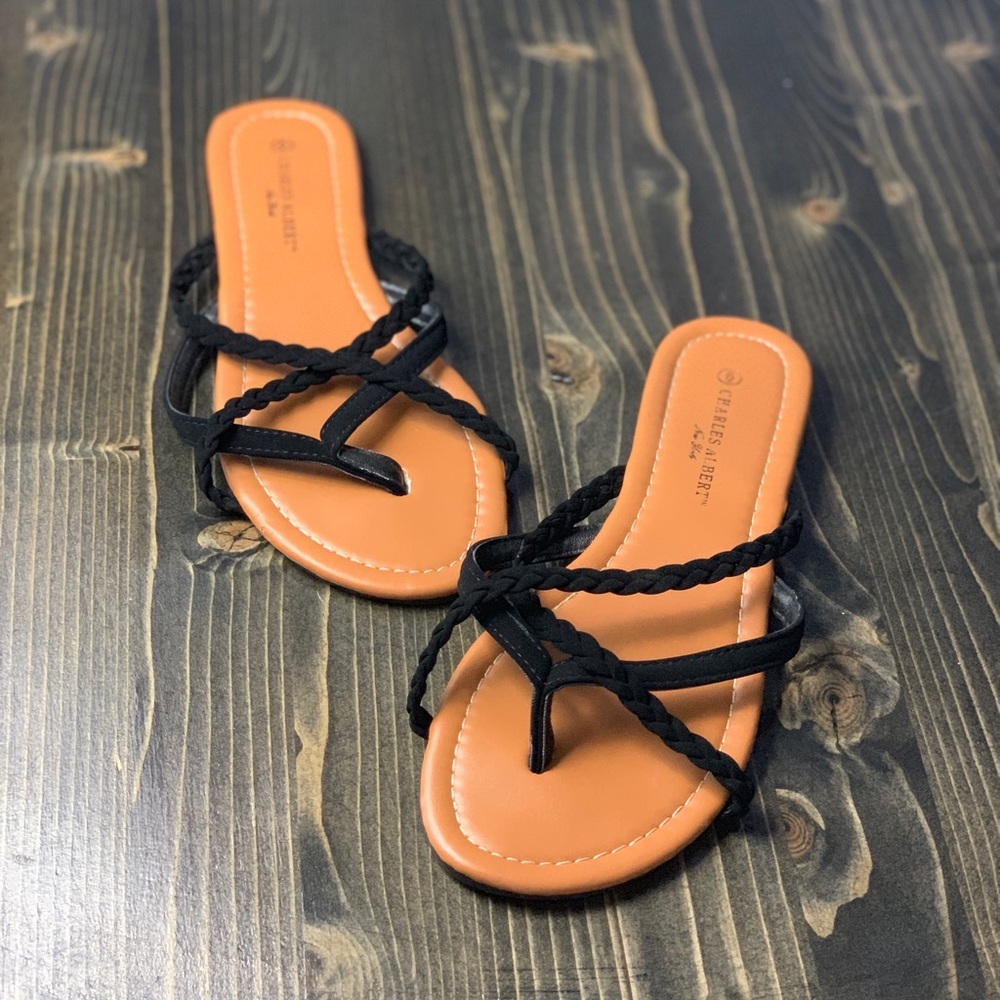 Braided sandals